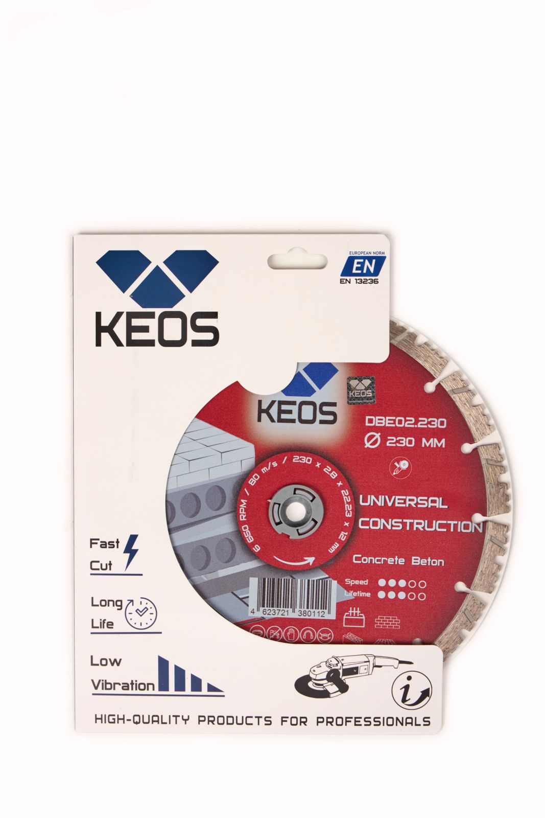 Алмазный диск Keos Econom (бетон) Ø230 мм DBE02.230