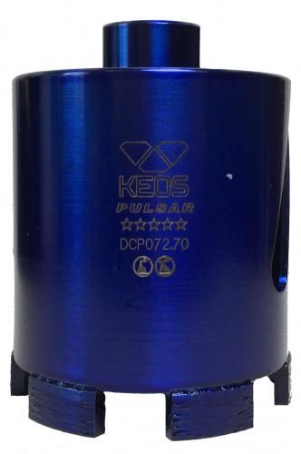 Коронка алмазная по бетону KEOS М16 72/70 мм для PULSAR