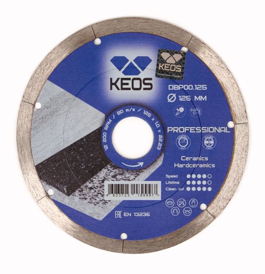 Алмазный диск Keos Professional Ultra Ø125 мм (1,0 мм) DBP00.125