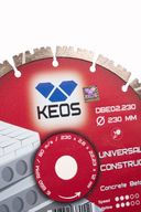 Алмазный диск Keos Econom (бетон) Ø230 мм DBE02.230