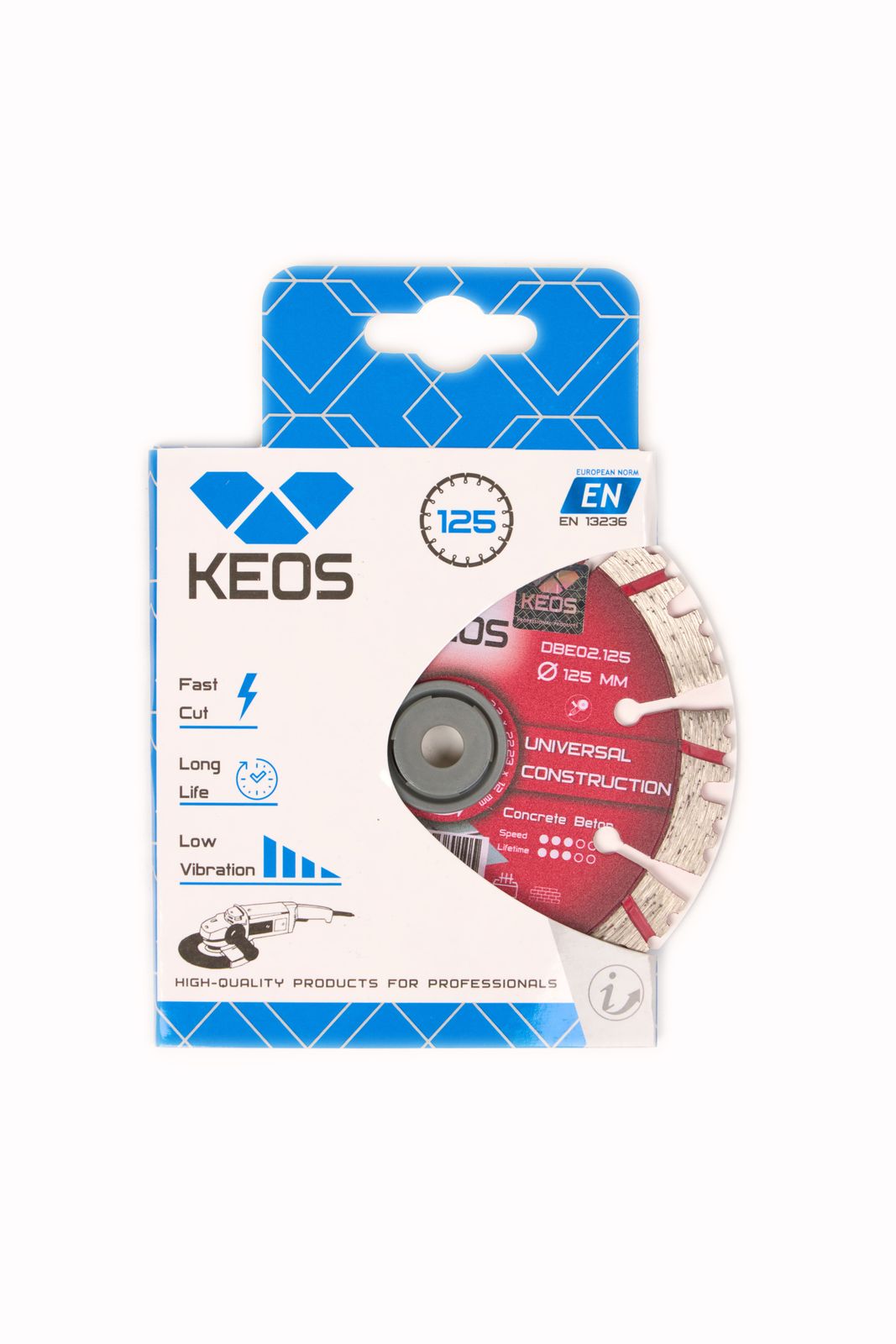 Алмазный диск Keos Econom (бетон) Ø125 мм DBE02.125