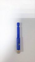 Алмазная коронка KEOS PRO 10 мм 1/4"HEX с воском DC010SKT